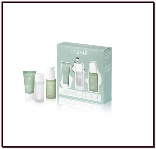 Tipo de piel : Pieles mixtas a grasas Necesita : Pieles con tendencia acneica Ingredientes clave : Ácido Salicílico Natural, Polifenoles, 6 aceites esenciales purificantes Use : Mañana y tarde, todos los días ¿Qué es? ¡Descubre nuestra nueva edición limitada! El Cofre Misión Anti-Imperfecciones contiene un Sérum Salicílico Anti-imperfecciones Vinopure 30mL + 2 regalos: - Una Gelatina Limpiadora Purificante Vinopure 30mL - Un Tónico Purificante Vinopure 50mL El Sérum Salicílico Anti-imperfecciones Vinopure mejora visiblemente la calidad de las pieles con tendencia acneica reduciendo las imperfecciones y desincrustando los poros. La Gelatina Vinopure es la primera etapa esencial de tu ritual anti-imperfecciones. Limpia, minimiza los poros y disminuye el exceso de sebo sin resecar la piel. El Tónico Vinopure minimiza los poros, reduce las imperfecciones y matifica los brillos. La piel queda purificada, matificada, limpia y nítida.
