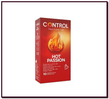 Control Hot Passion 10 preservativos. El uso de los preservativos evita embarazos no deseados, protegen contra VIH y otras enfermedades de transmisión sexual.