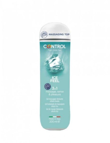 Control gel masaje 3en1 ice feel 200ml