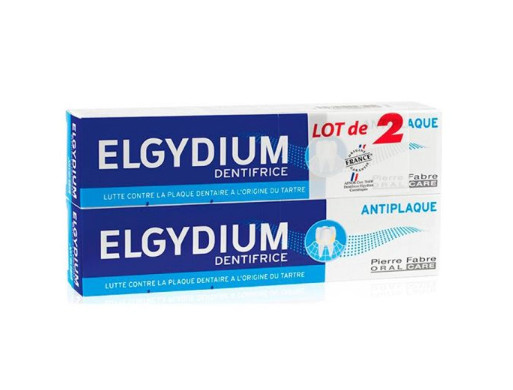 Elgydium dentifrico antiplaca 75ml pack 2 unidades